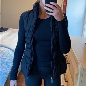 Black Michael Kors Puffer Vest
